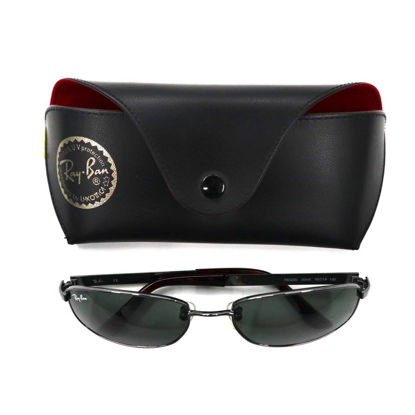 Ray-Ban サングラス オーバル ブラック メタルフレーム RB3225 004/6 55⬜︎19 130