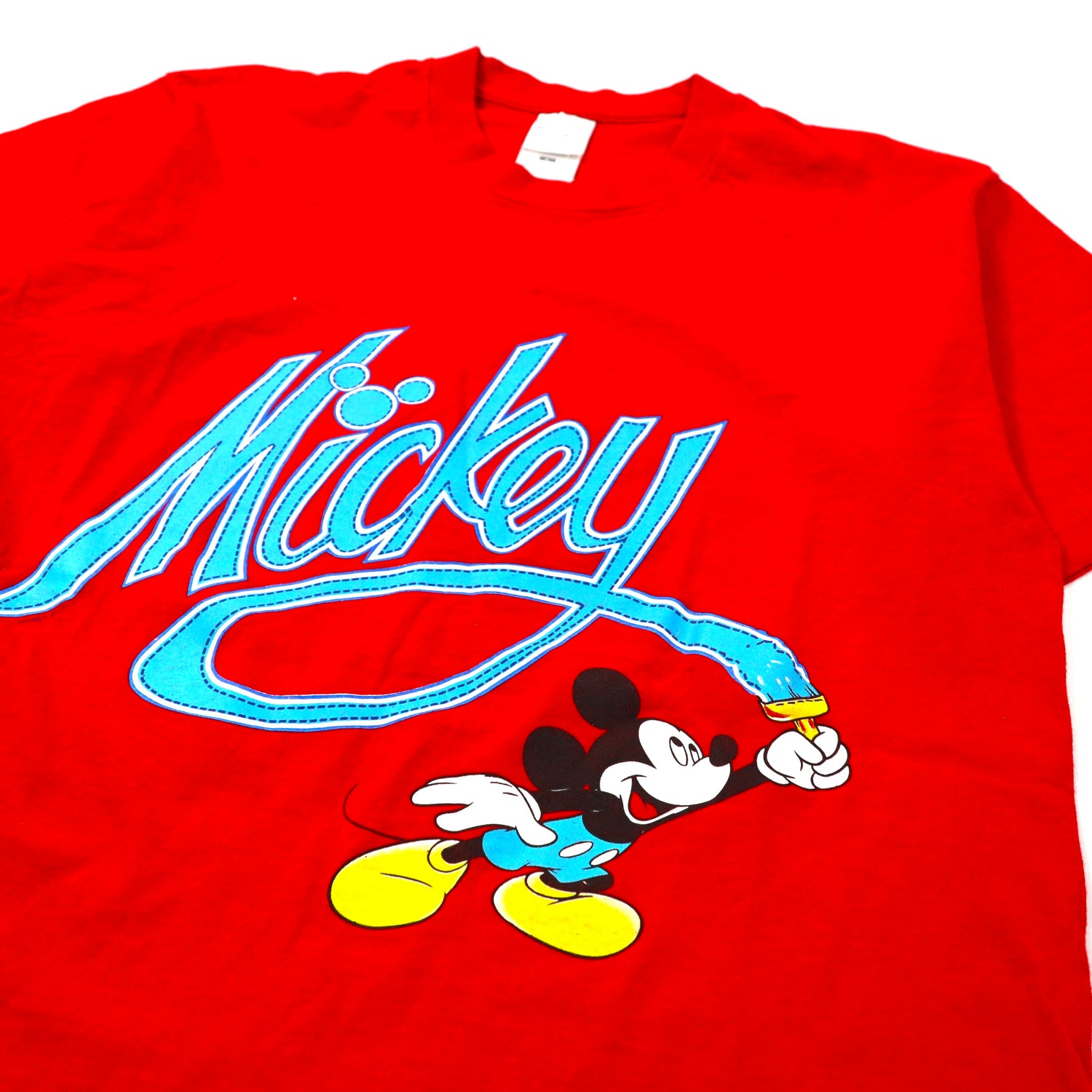 Jerry Leigh ビッグサイズTシャツ L レッド コットン Disney ミッキーマウス Mickey Mouse 90年代 USA