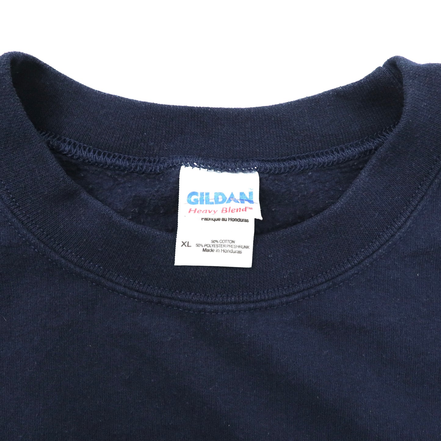 GILDAN ビッグサイズ カレッジプリントスウェット XL ネイビー コットン 裏起毛 Galen College ホンジュラス製