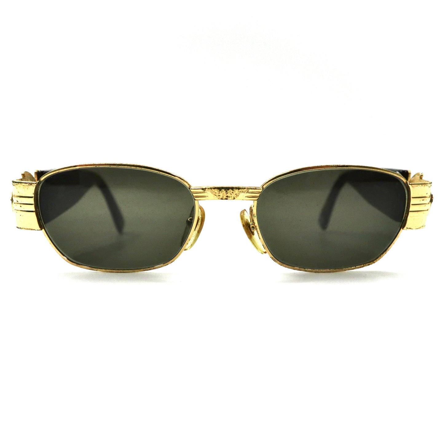 GIANNI VERSACE Metal Frame Sunglasses Lectane Gold Gold Becko