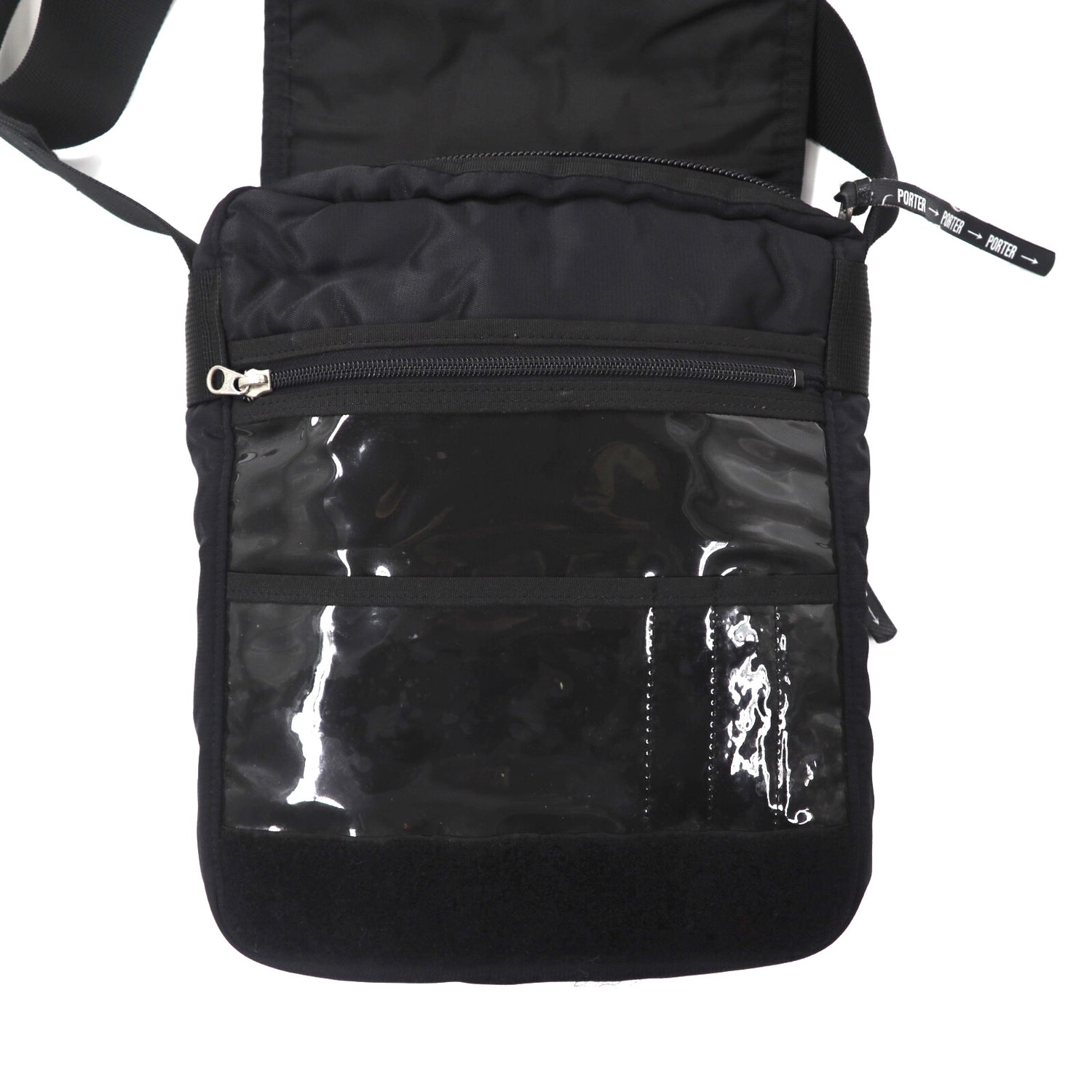 PORTER shoulder bag black nylon – 日本然リトテ