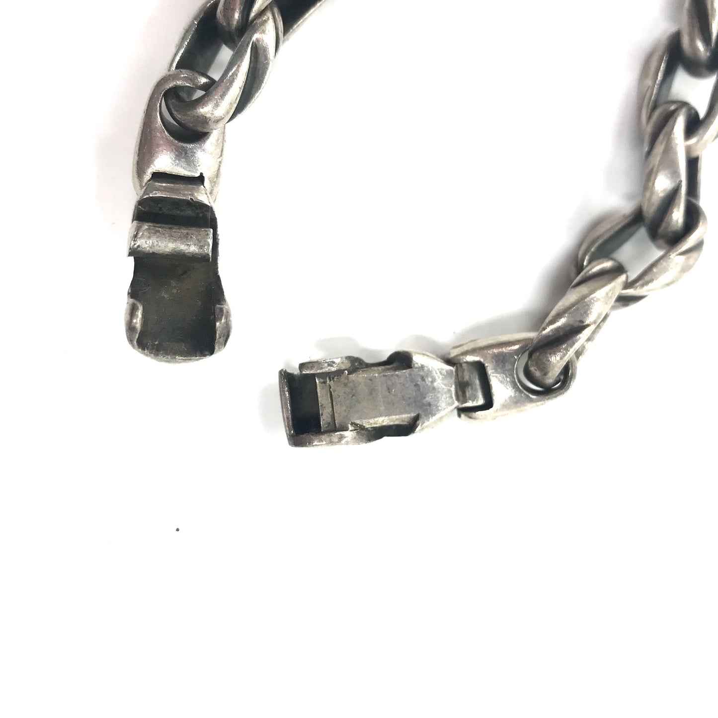 Vintage Silver Bracelet シルバーチェーンブレスレット 太幅 ARTEX