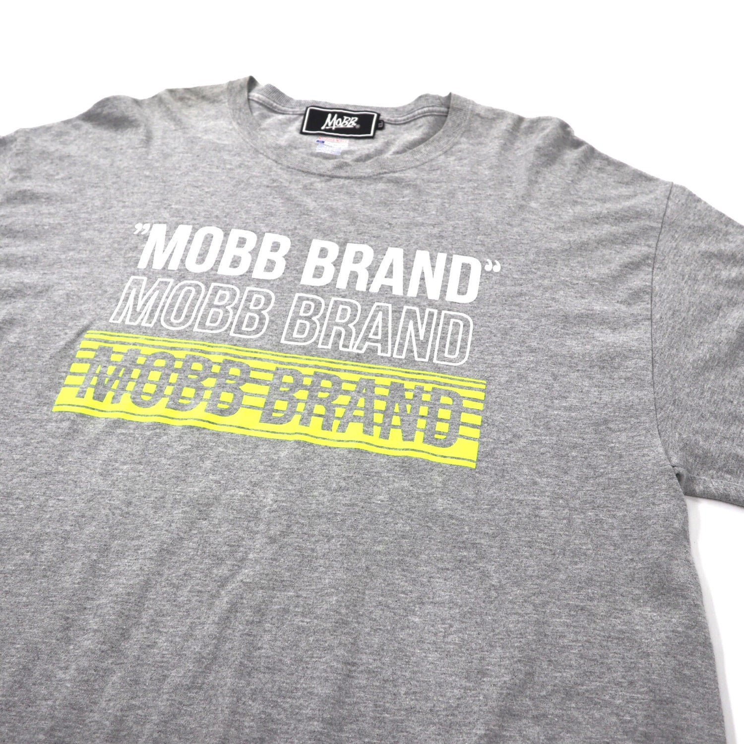 MOBB. × Champion ロングスリーブTシャツ XL グレー コットン ロゴ