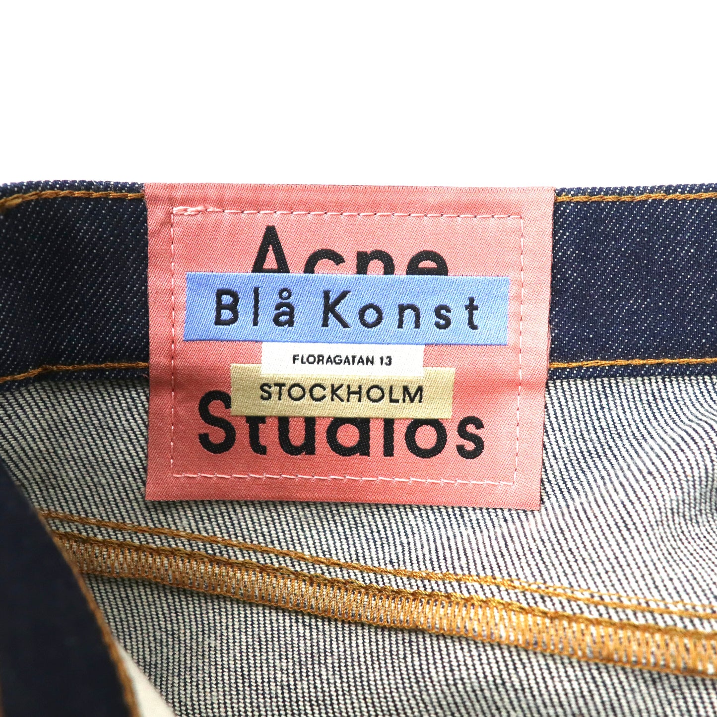 ACNE STUDIOS Bla Konst リジッドデニムパンツ 28 ブルー MAX INDIGO イタリア製