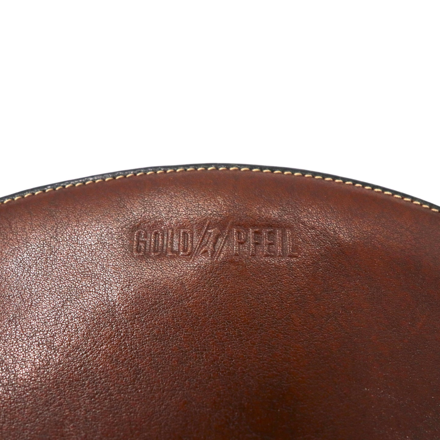 GOLD PFEIL ショルダーバッグ ブラウン レザー HAND MADE ドイツ製