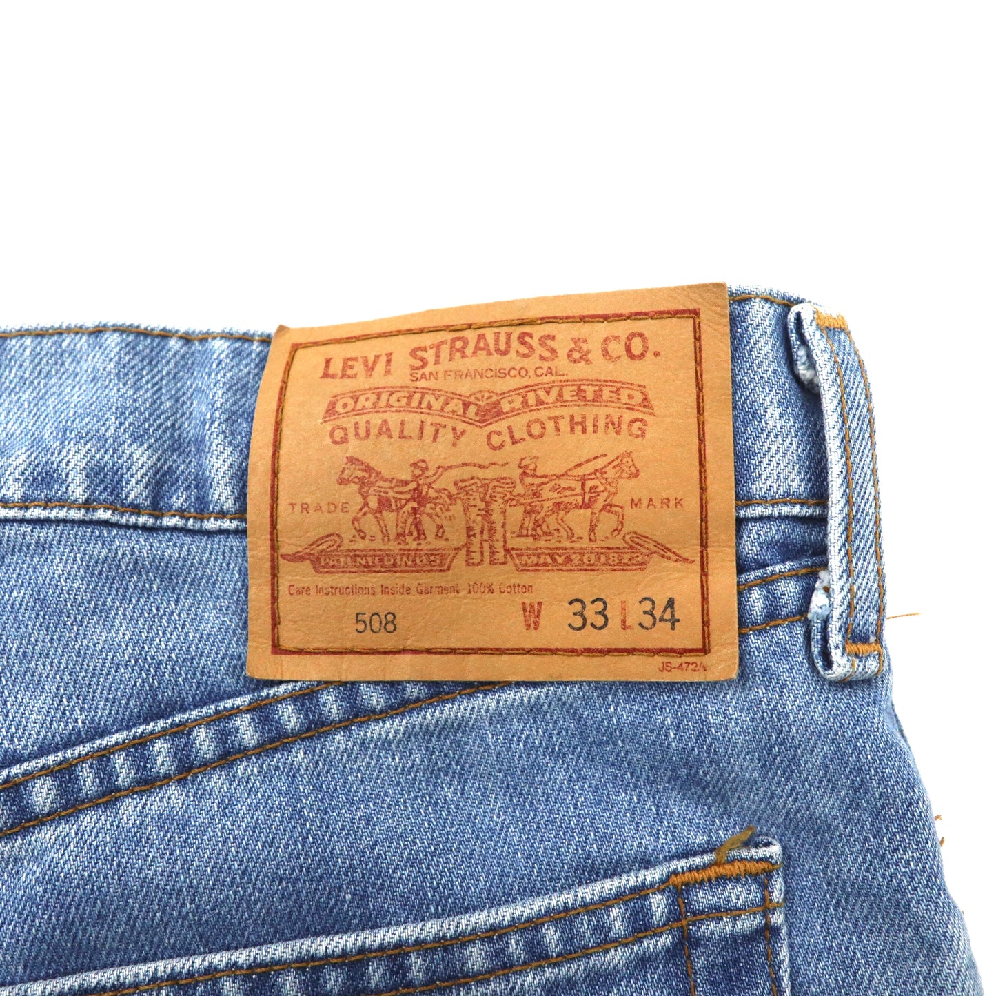 Levi's デニムパンツ 33 ブルー アイスウォッシュ 508-02 90年代 日本製