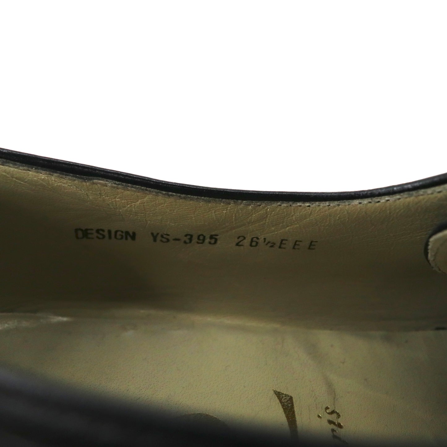 YVES SAINT LAURENT メダリオン ドレスシューズ 26.5cm ブラック レザー YS-395 日本製