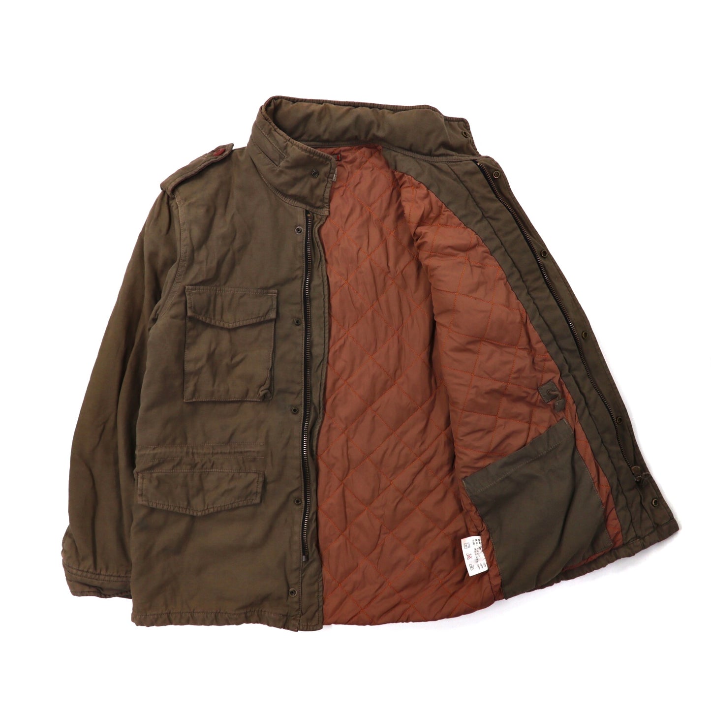 GAIJIN MADE Military Jacket 38 KHAKI Cotton – 日本然リトテ