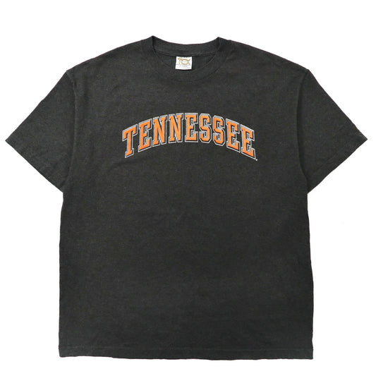 日本然リトテ-古着オンライン-TCX APPAREL ビッグサイズ カレッジTシャツ XL グレー コットン TENNESSEE メキシコ製-