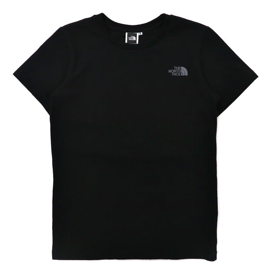 日本然リトテ-古着オンライン-THE NORTH FACE ロゴプリントTシャツ S ブラック コットン バックプリント TEK TEE NTW3372X-