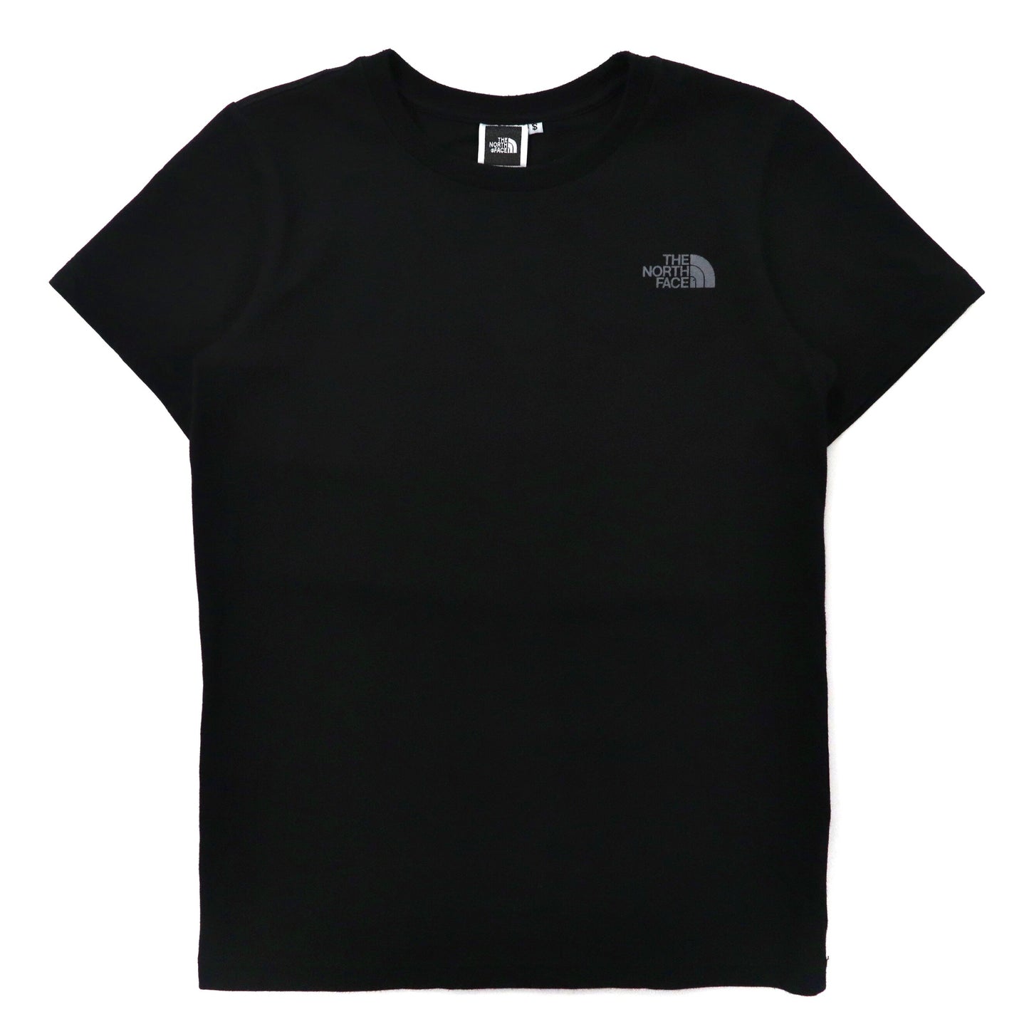 THE NORTH FACE ロゴプリントTシャツ S ブラック コットン バックプリント TEK TEE NTW3372X