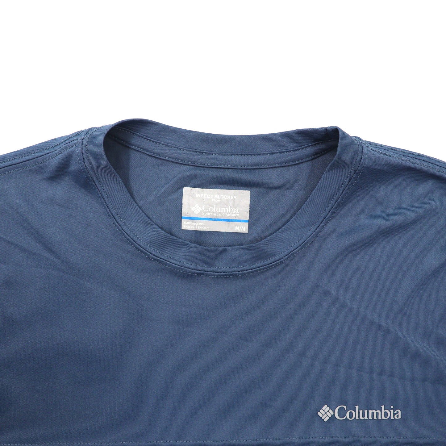 Columbia ロングスリーブTシャツ M ネイビー ポリエステル INSECT BLOCKER SHIRTS