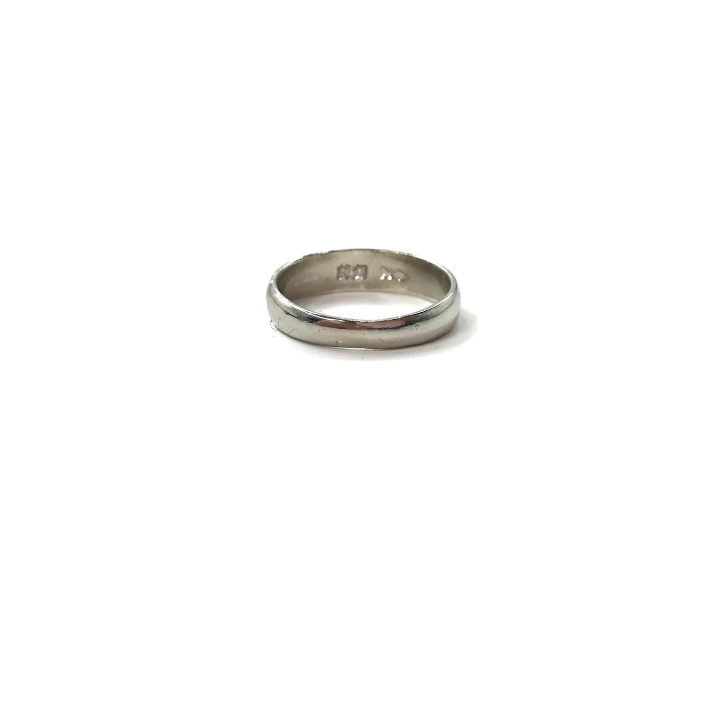 Vintage Japanese Silver Ring シルバーリング 指輪 15号 純銀 SILVER1000 菊紋章 天皇 奉祝御金婚 御在位50年