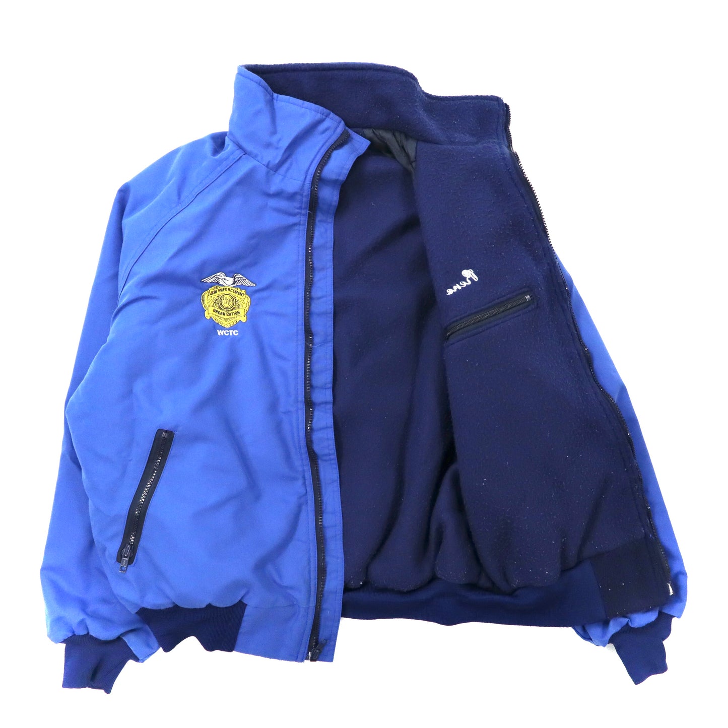 SPORTSMASTER ポーラフリースジャケット XL ブルー ポリエステル Malden 90年代 USA製