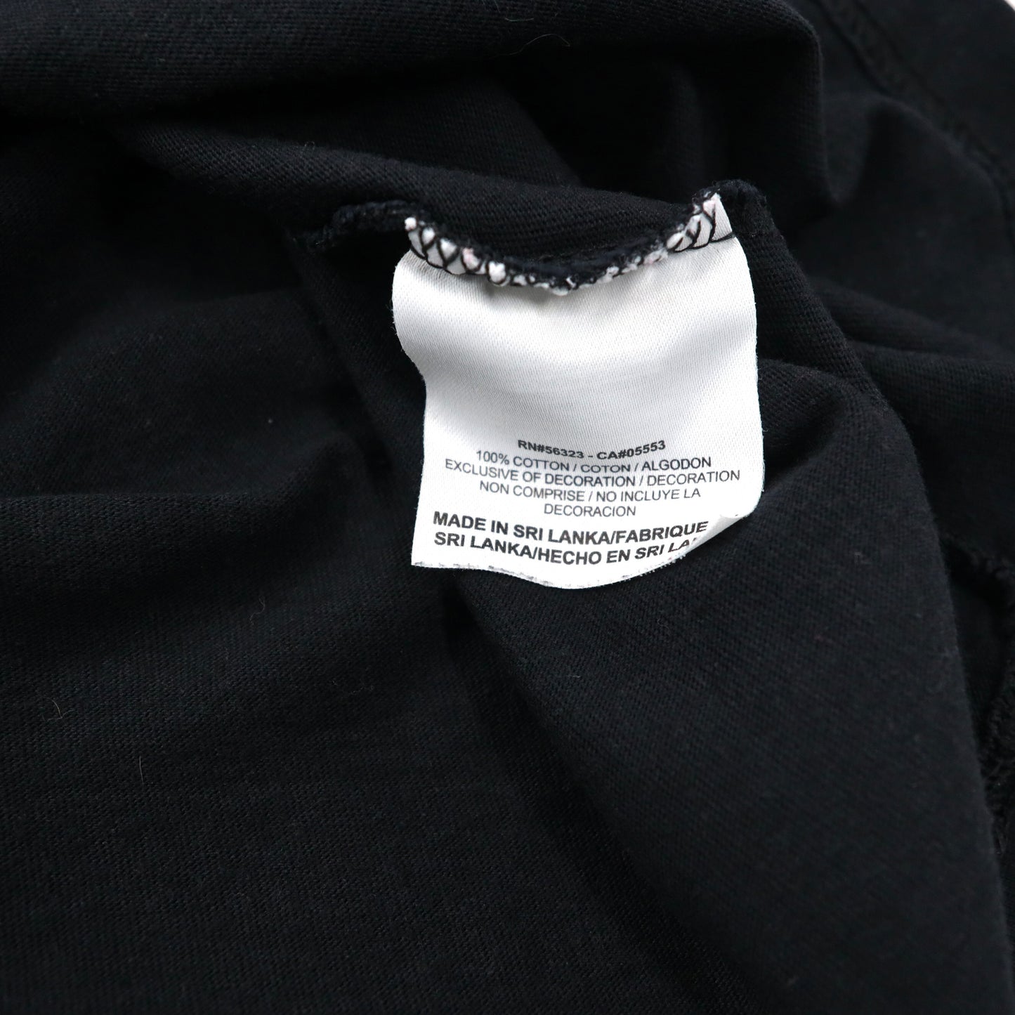 NIKE スウォッシュロゴプリントTシャツ XL ブラック コットン REGULAR FIT