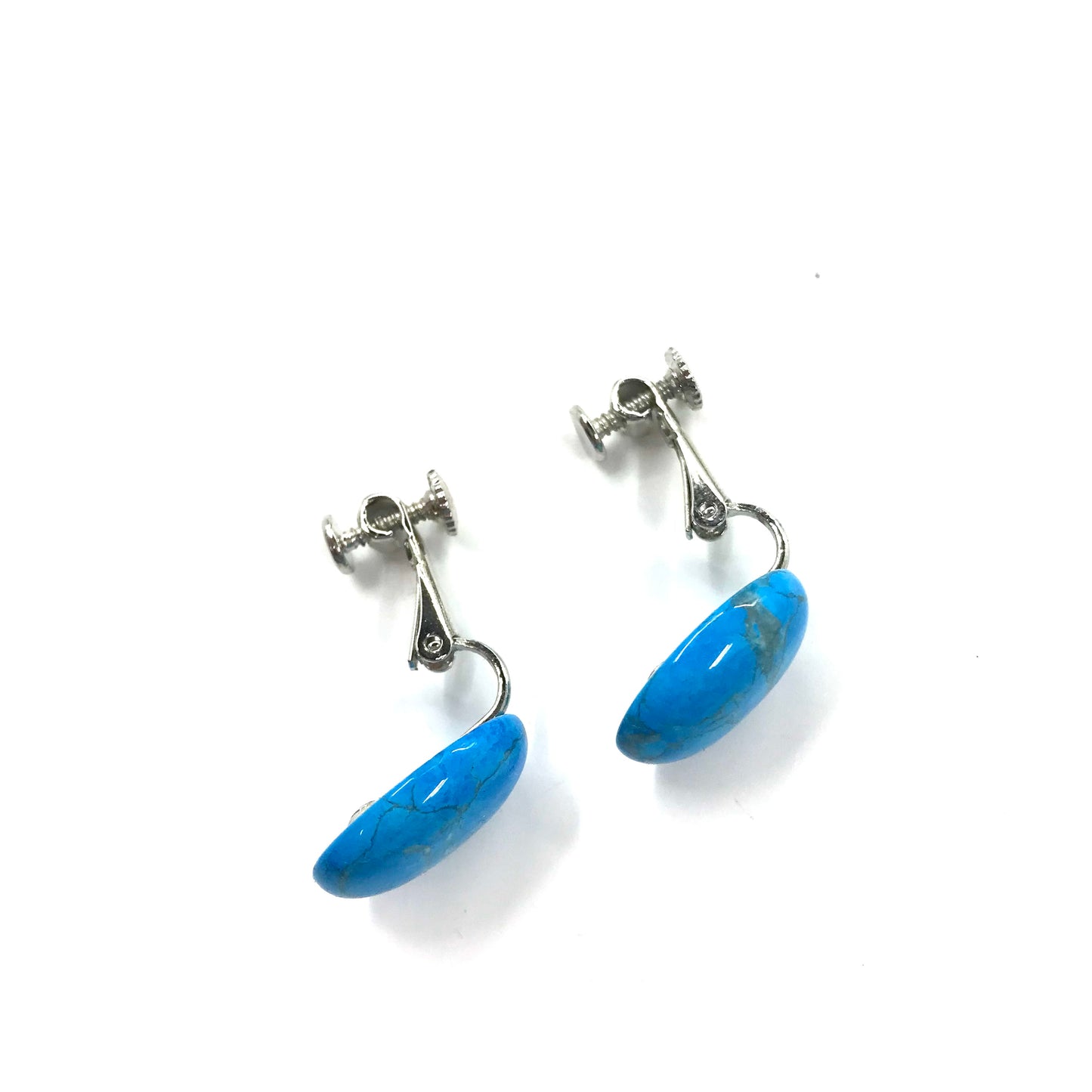 Vintage Turquoise Earrings ターコイズ イヤリング ブルー 天然石 トルコ石