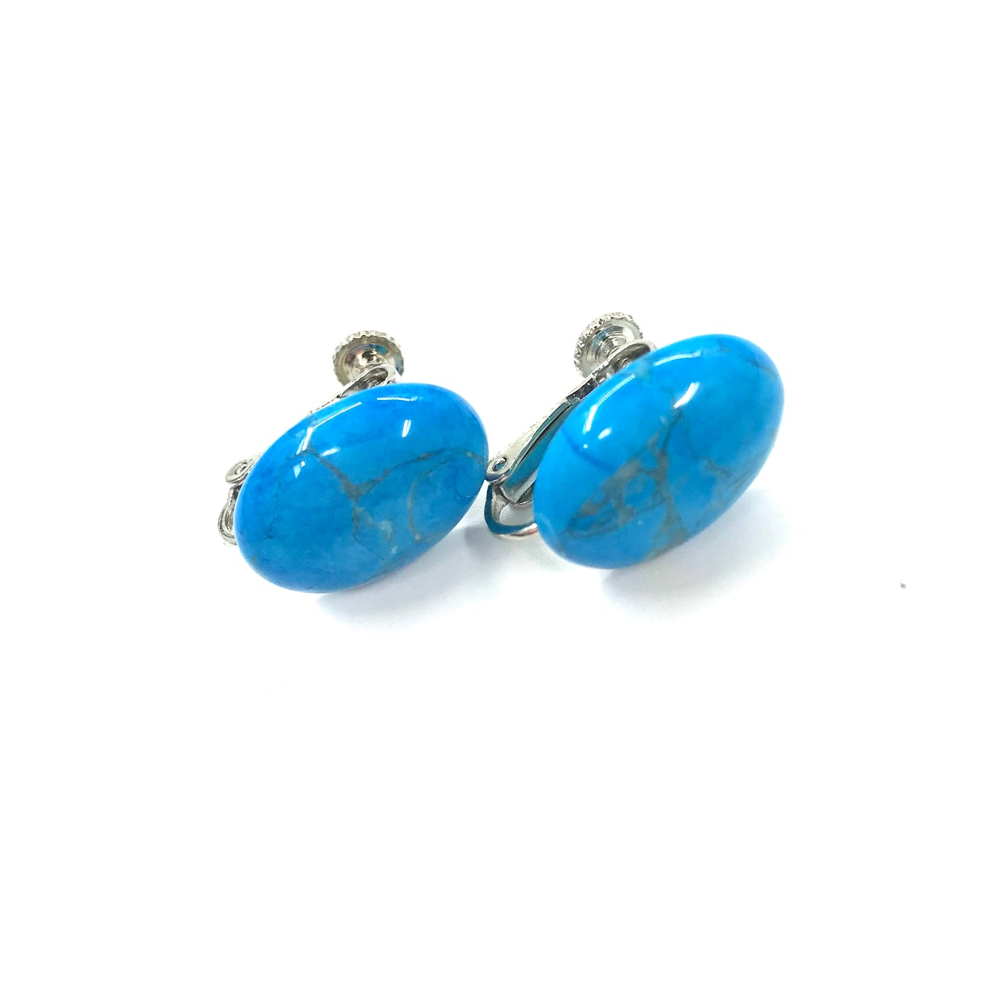 Vintage Turquoise Earrings ターコイズ イヤリング ブルー 天然石 トルコ石