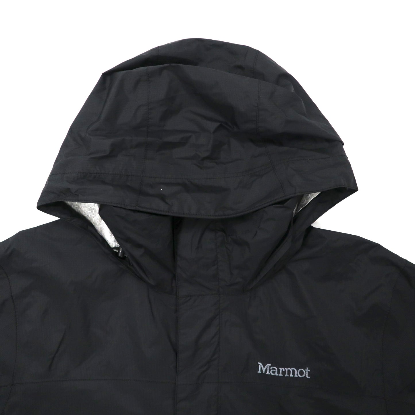 Marmot シェルパーカー レインジャケット L ブラック ナイロン ロゴ刺繍 PreCip Rain Jacket F41200