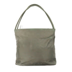 PRADA Tote Bag Khaki Nylon Logo Plate TESSUTO CITY B6242 Made in Italy