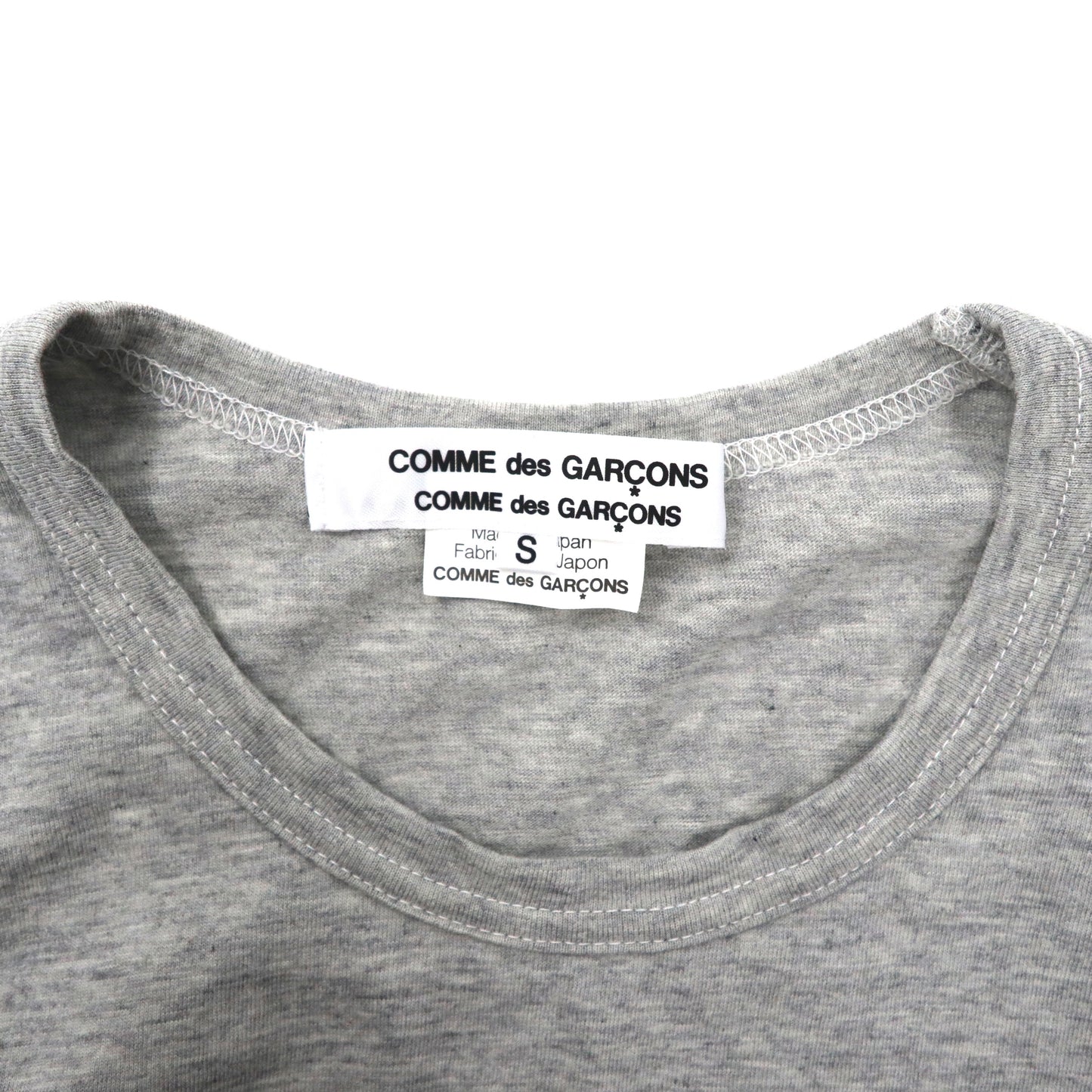 COMME des GARCONS クレイジーパターン ロングスリーブTシャツ S マルチカラー  コットン RT-T010 日本製