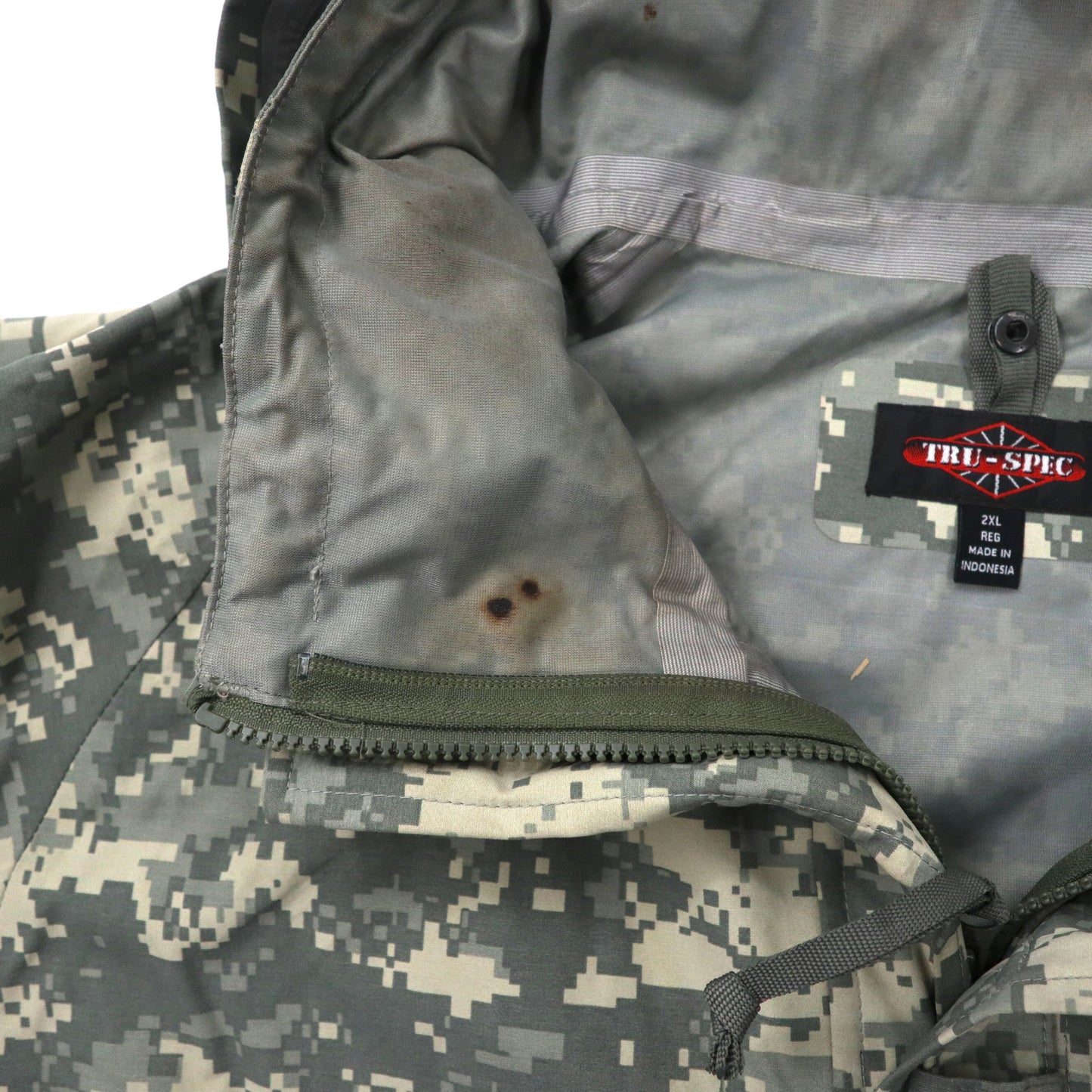 US ARMY Military TRU-SPEC ECWCS PARKA JACKET ミリタリー マウンテンパーカー 2XL デジタルカモ 防水 フード収納式 Gen2 H2O PROOF 透湿 防水