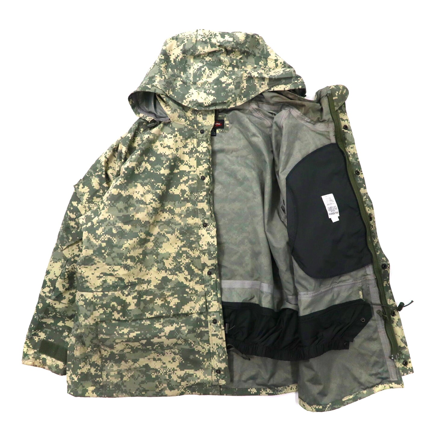 US ARMY Military TRU-SPEC ECWCS PARKA JACKET ミリタリー マウンテンパーカー 2XL デジタルカモ 防水 フード収納式 Gen2 H2O PROOF 透湿 防水