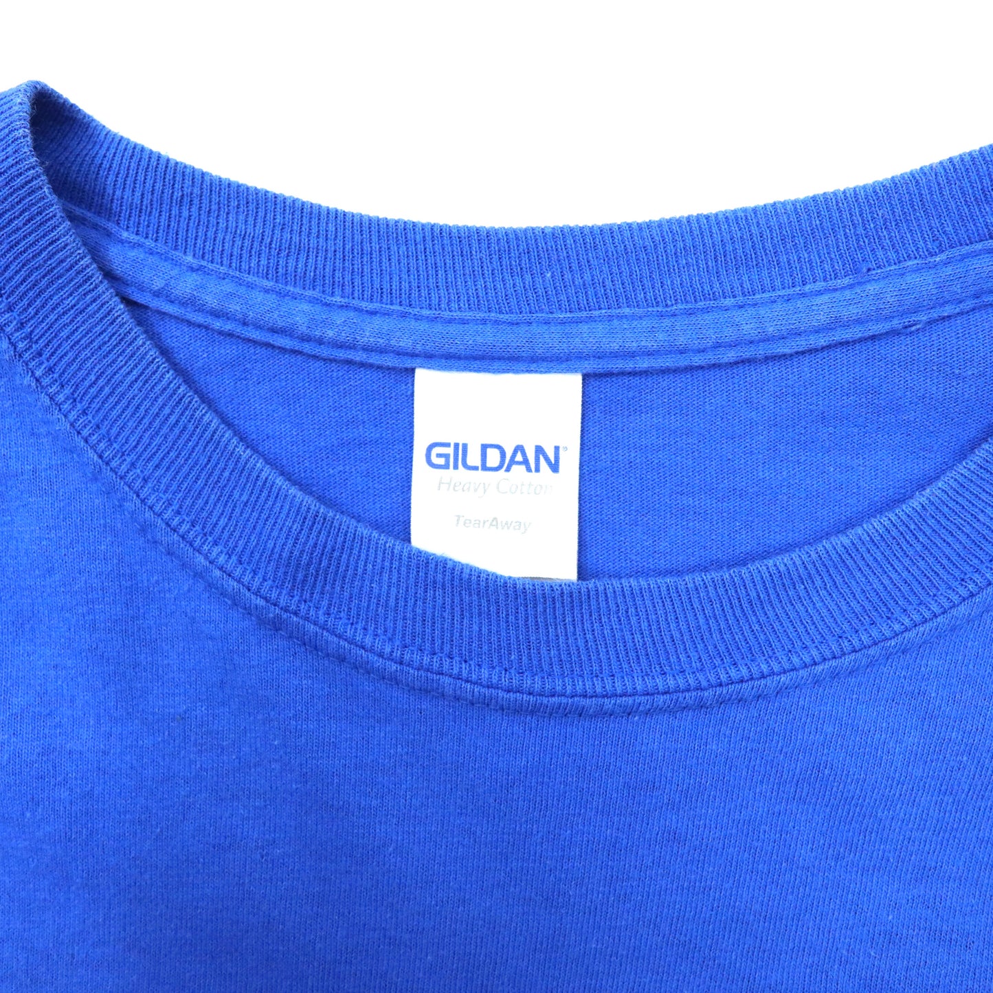GILDAN ロングスリーブTシャツ M ブルー コットン WHITTIER WOLVERINES ホンジュラス製