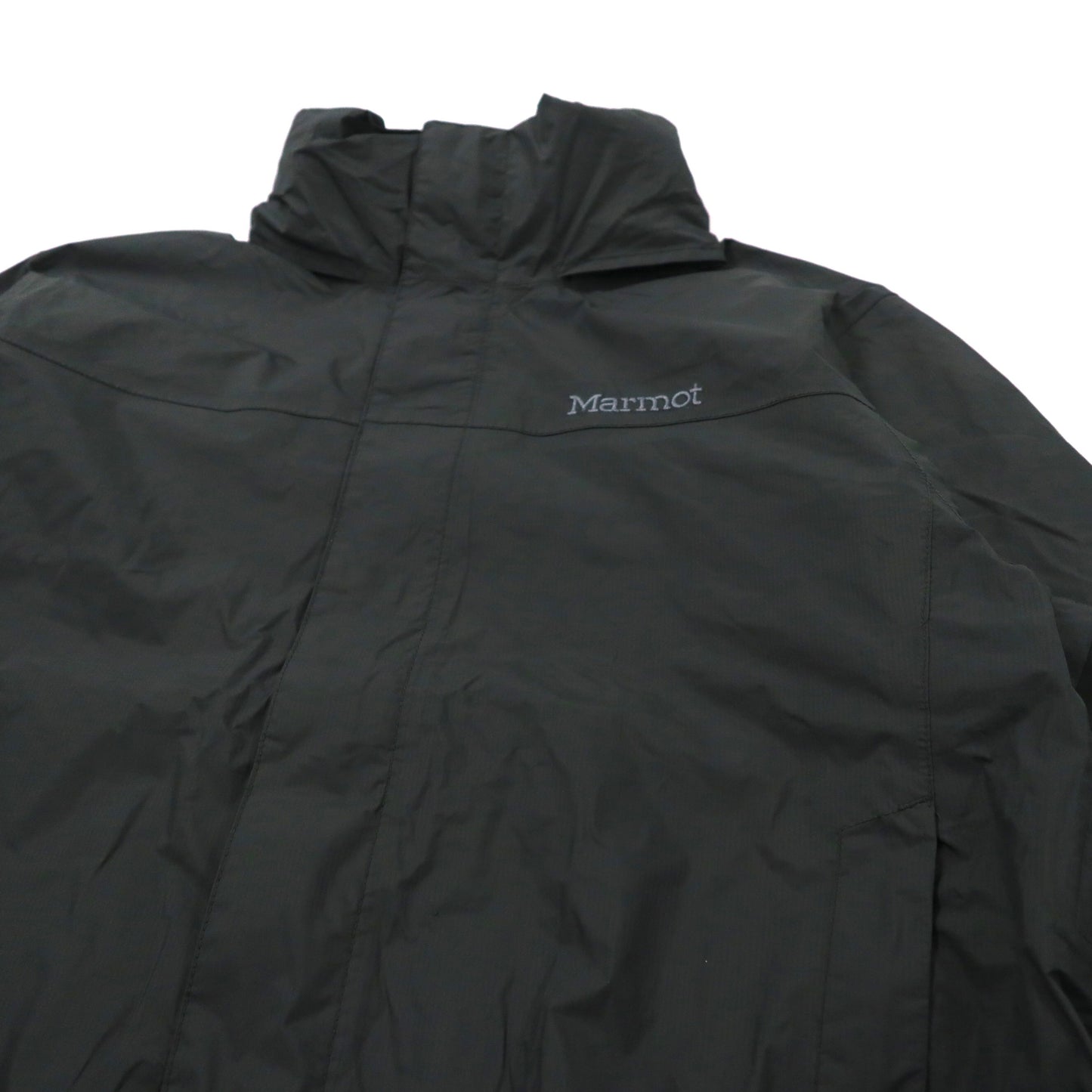 Marmot シェルパーカー レインジャケット M グレー ナイロン ロゴ刺繍 PRECIP RAIN JACKET F41200