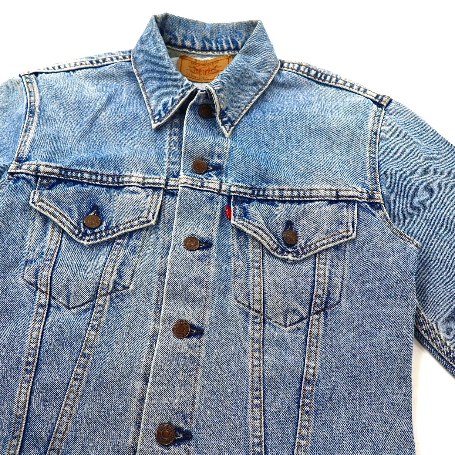 Levi's Denim Jacket 36 Blue 3rd Model 70505-0217 Button 527 Small 