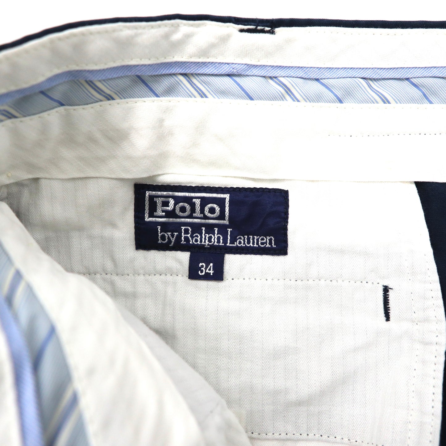 Polo by Ralph Lauren チノパンツ 34 ネイビー コットン
