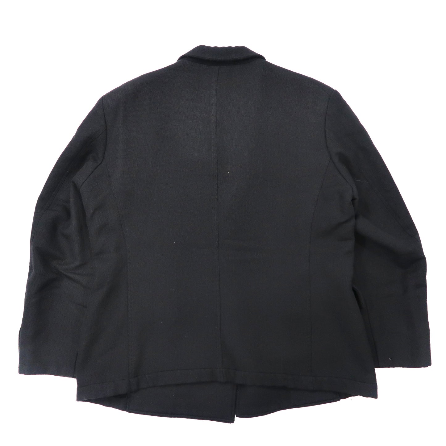 Y's 2B Tailored Jacket M Black Wool Herringbone YE-J01-106 90s
