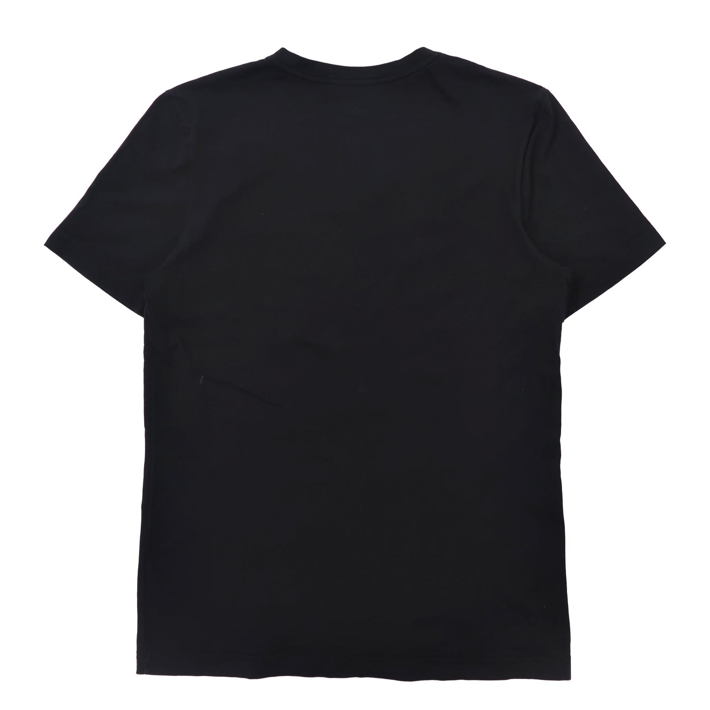 LACOSTE VネックTシャツ 5 ブラック コットン スモールロゴ刺繍