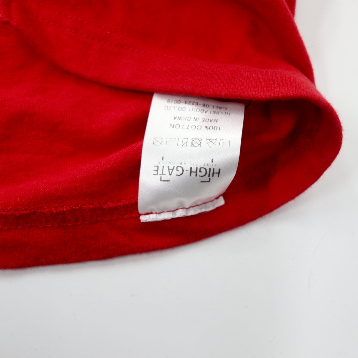 HIGH-GATE Tシャツ 2 レッド セレクトショップ-印-取扱い