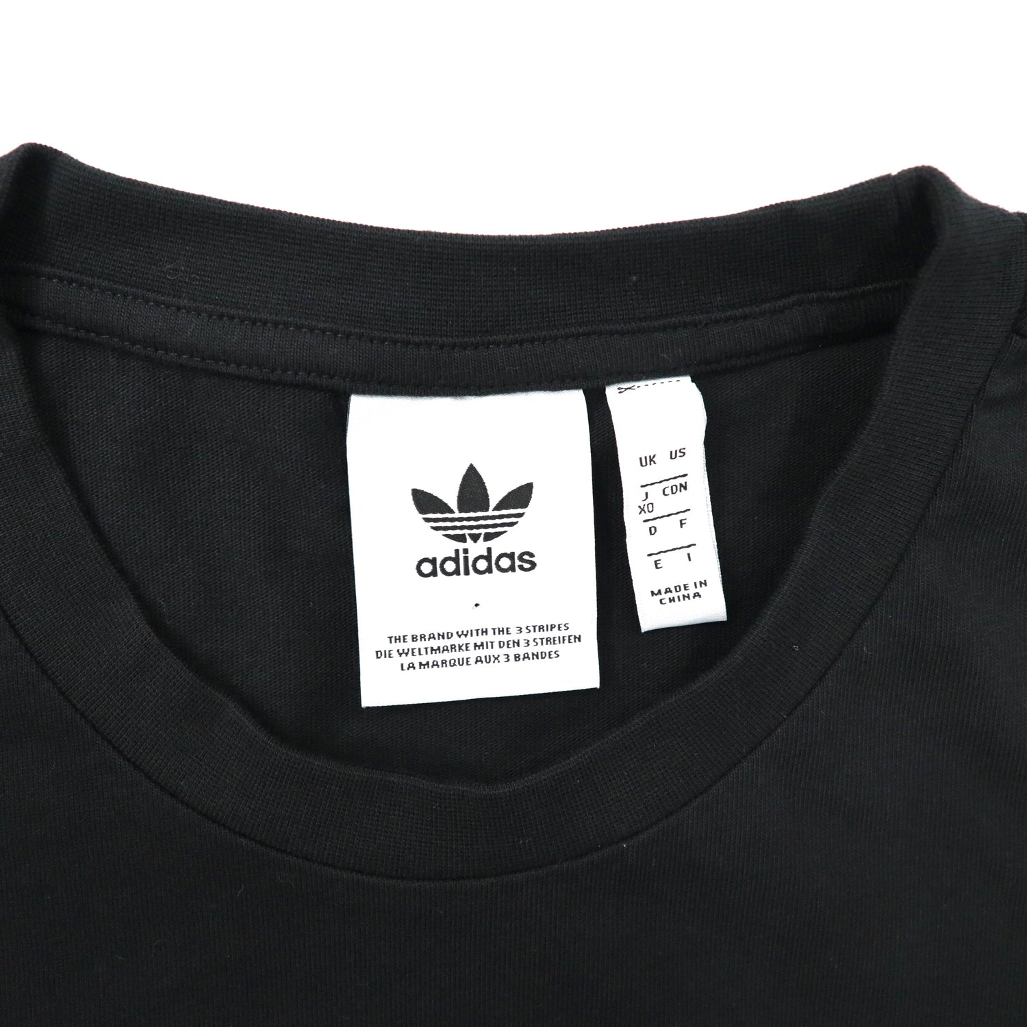 adidas originals ビッグサイズ ロゴプリントTシャツ XO ブラック