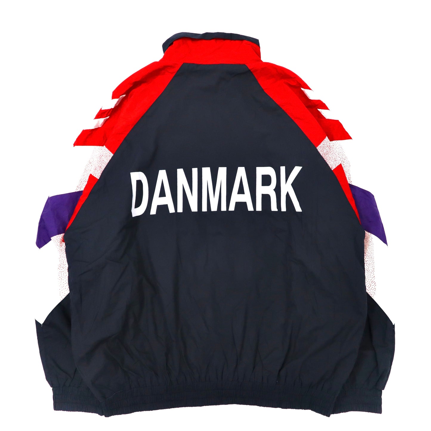 hummel ビッグサイズ ナイロンジャケット L マルチカラー DANMARK 90年代