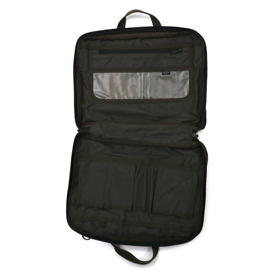 PORTER 2WAY Briefcase Business Bag Khaki CORDURA Nylon TENSION OLD