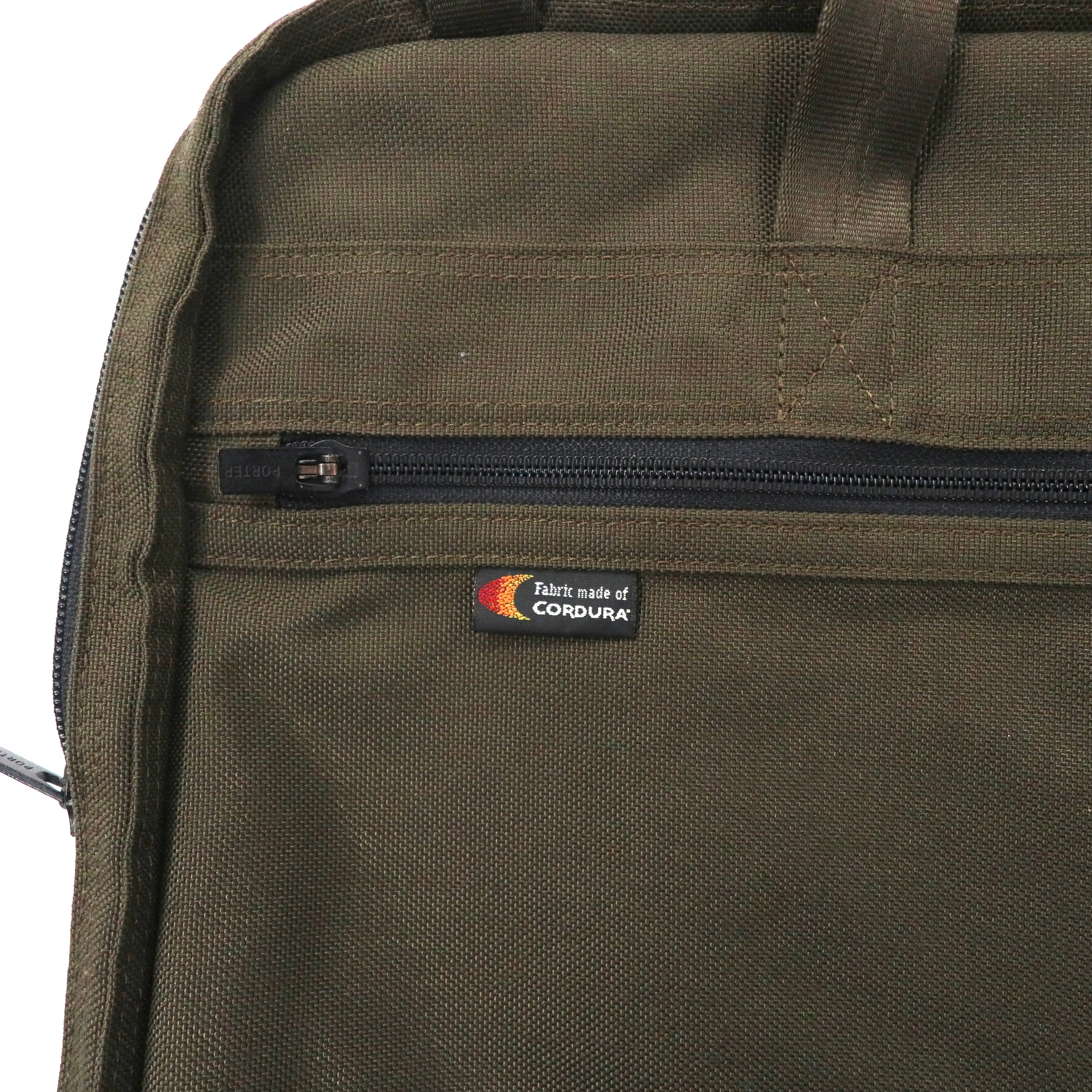 PORTER 2WAY Briefcase Business Bag Khaki CORDURA Nylon TENSION OLD