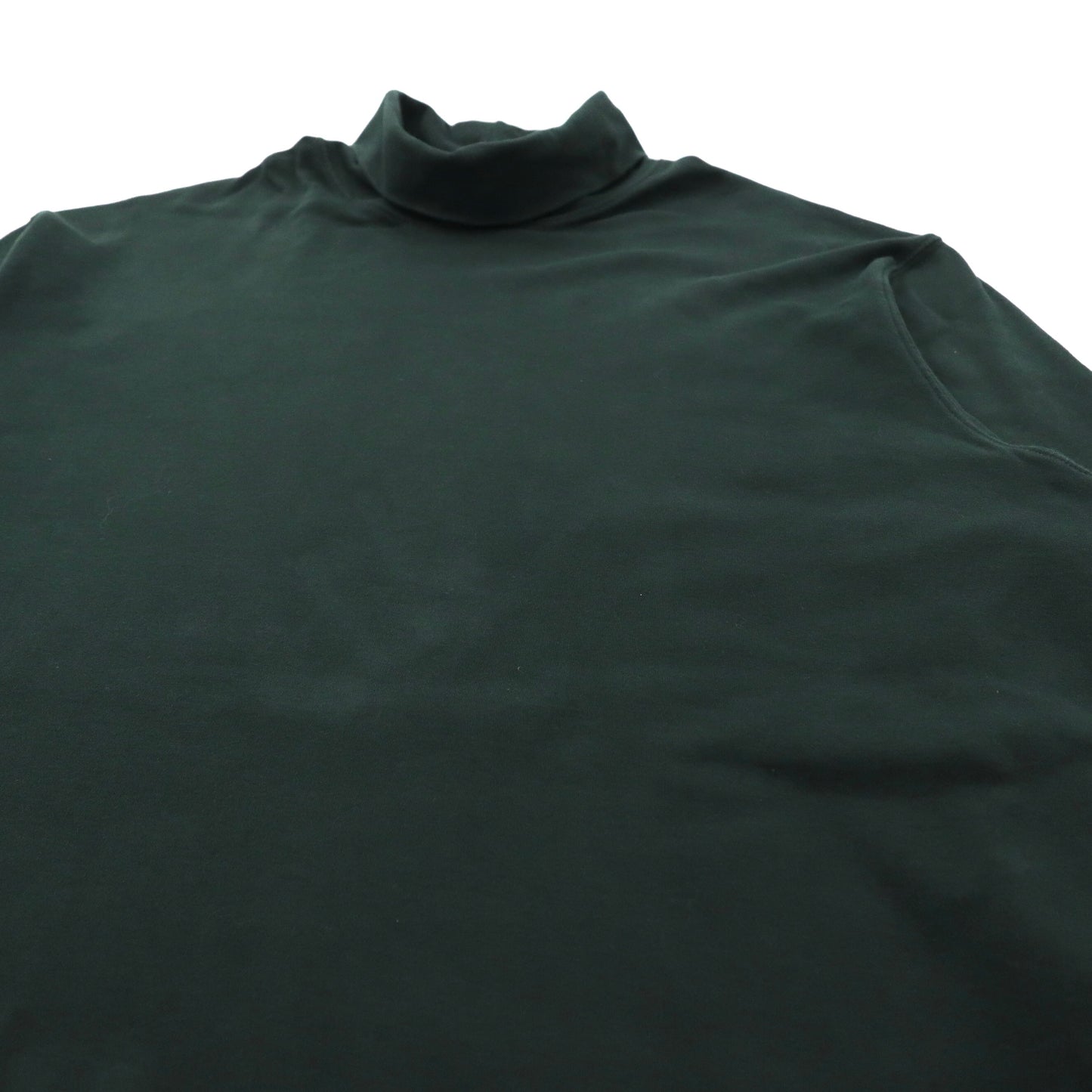 croft&barrow タートルネック ロングスリーブTシャツ XLT グリーン コットン ビッグサイズ ホンジュラス製