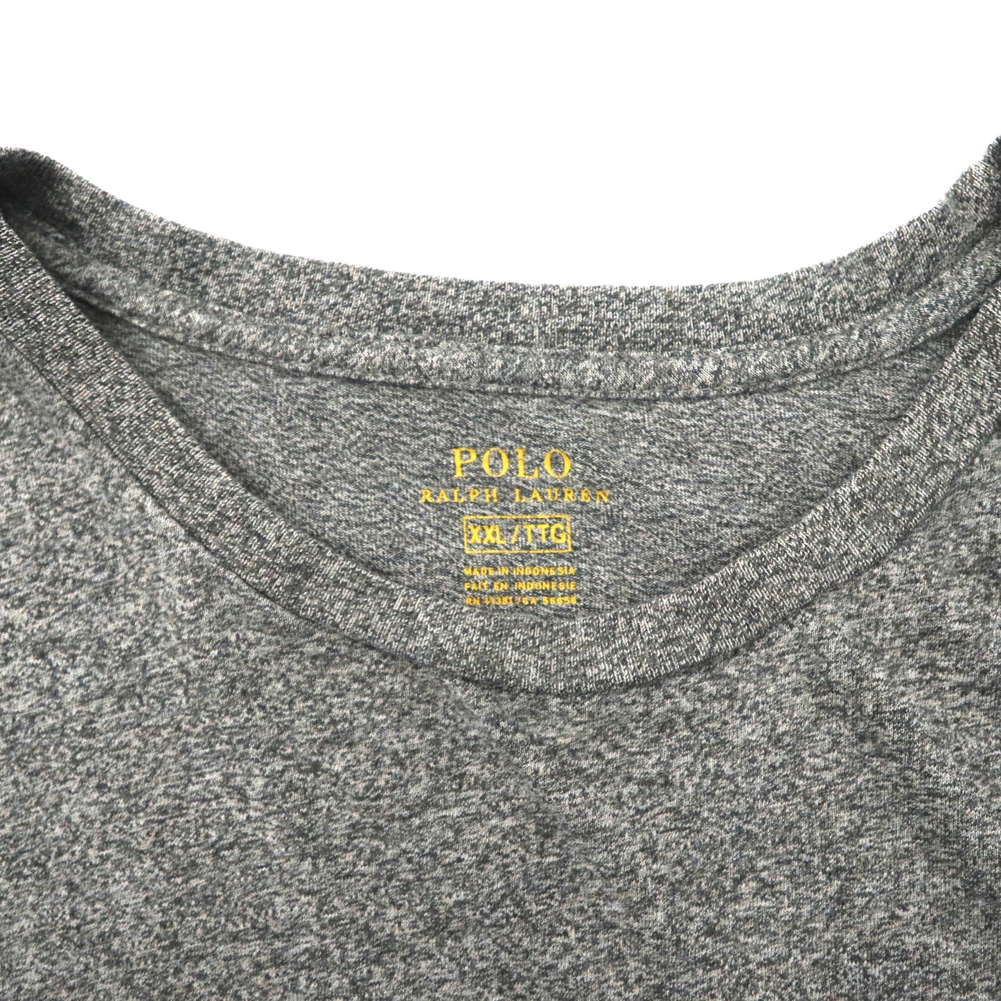 POLO RALPH LAUREN ビッグサイズTシャツ XXL グレー コットン スモールポニー刺繍