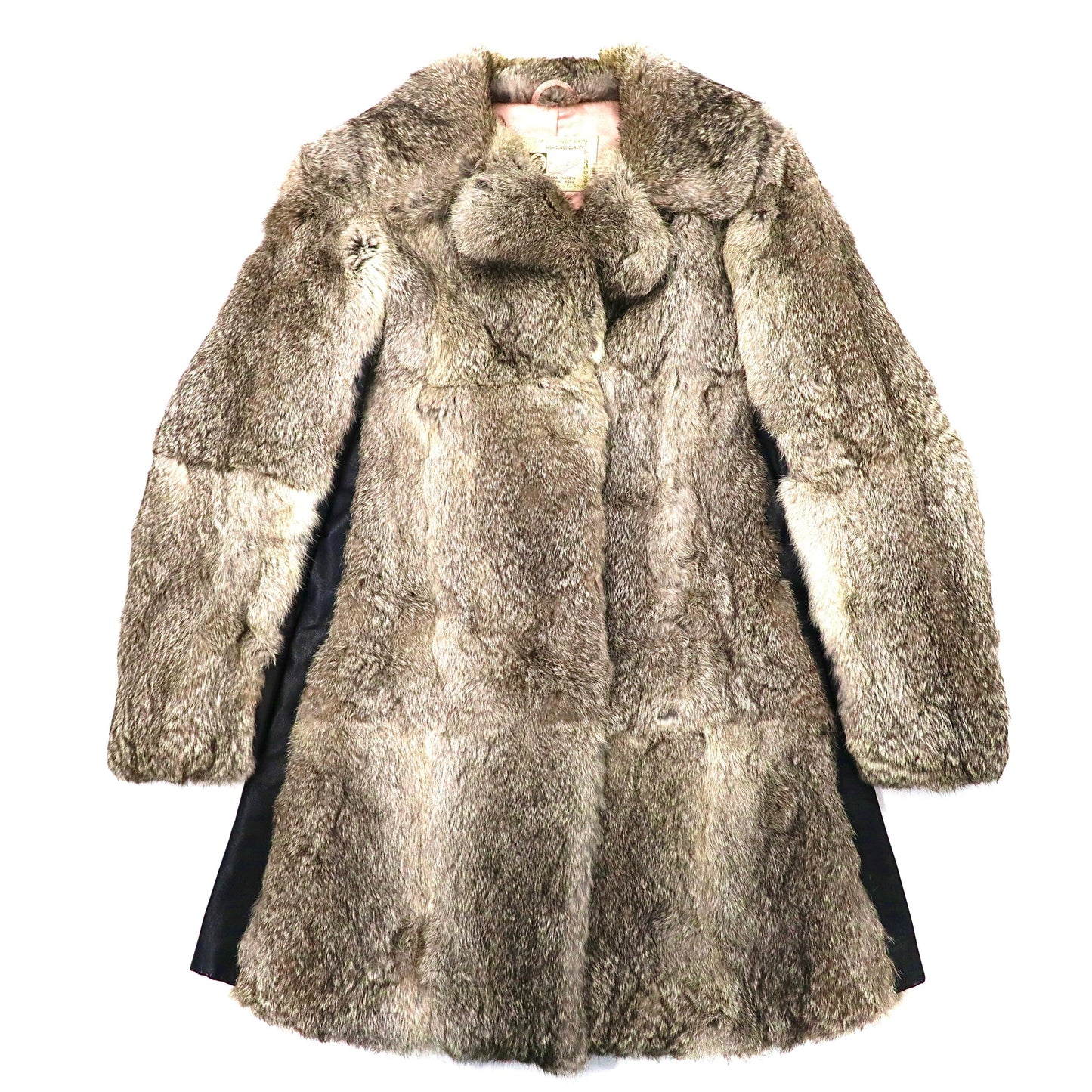 EMBA Mink Fur COAT Fur 11 Brown Leather Switching Japan MADE 