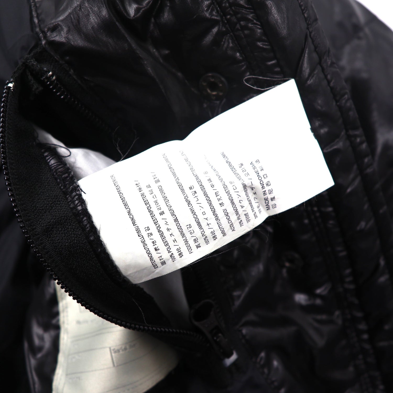 GAS Puffer Jacket 42 Black Polyester – 日本然リトテ