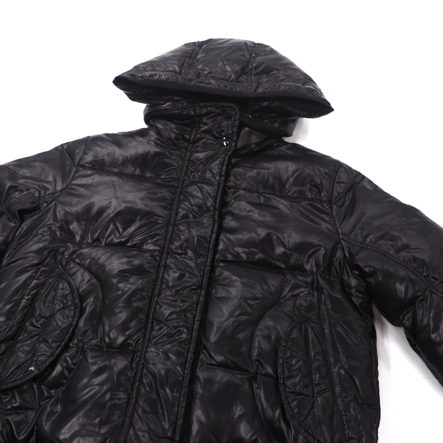 GAS Puffer Jacket 42 Black Polyester – 日本然リトテ