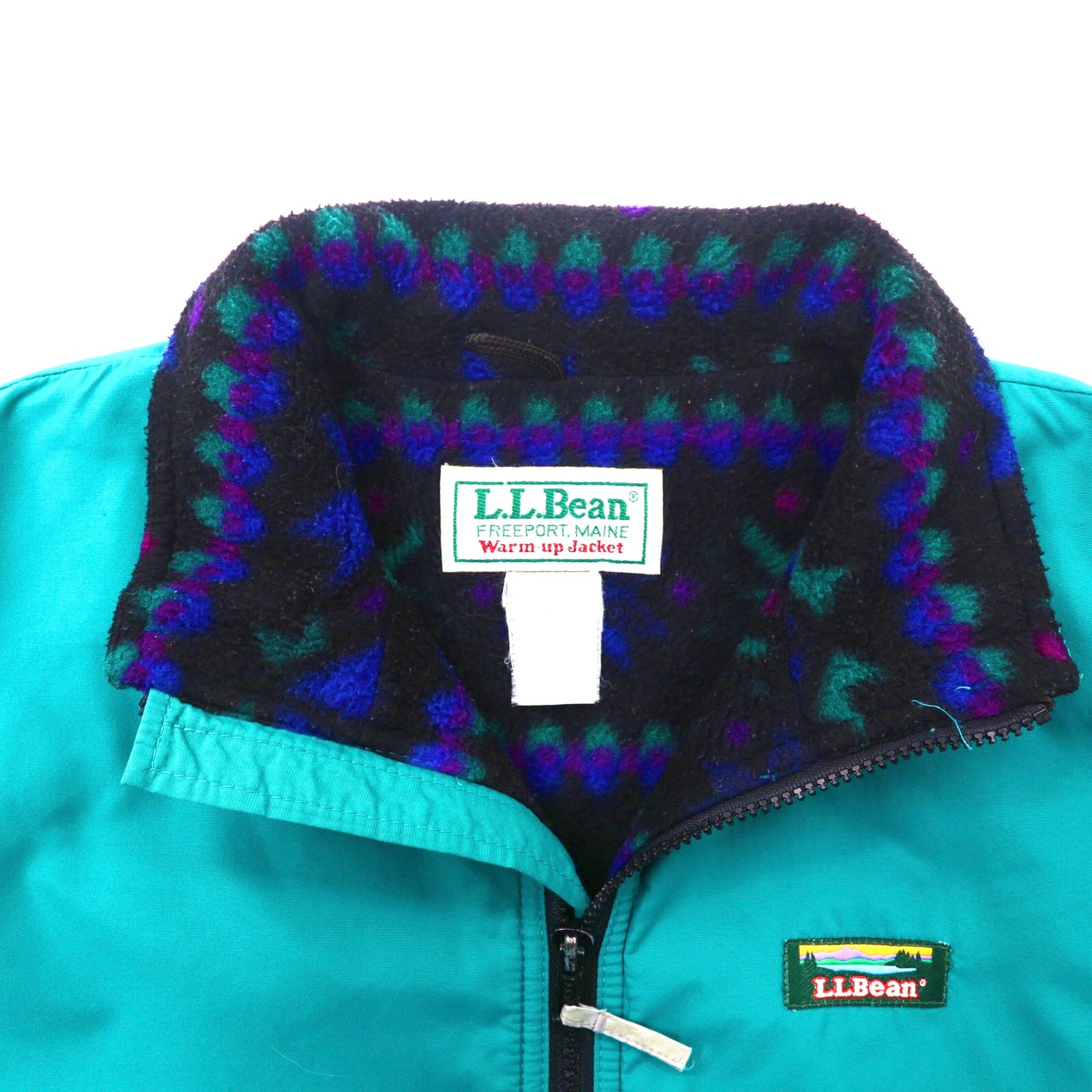 L.L. Bean Windbreaker L Green Fleece Liner 80's – 日本然リトテ