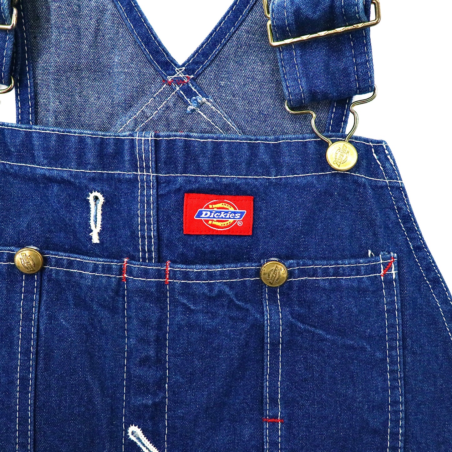 Dickies デニムオーバーオール 32 ブルー メキシコ製