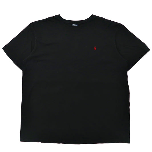 Polo by Ralph Lauren ビッグサイズTシャツ XXL ブラック コットン スモールポニー刺繍