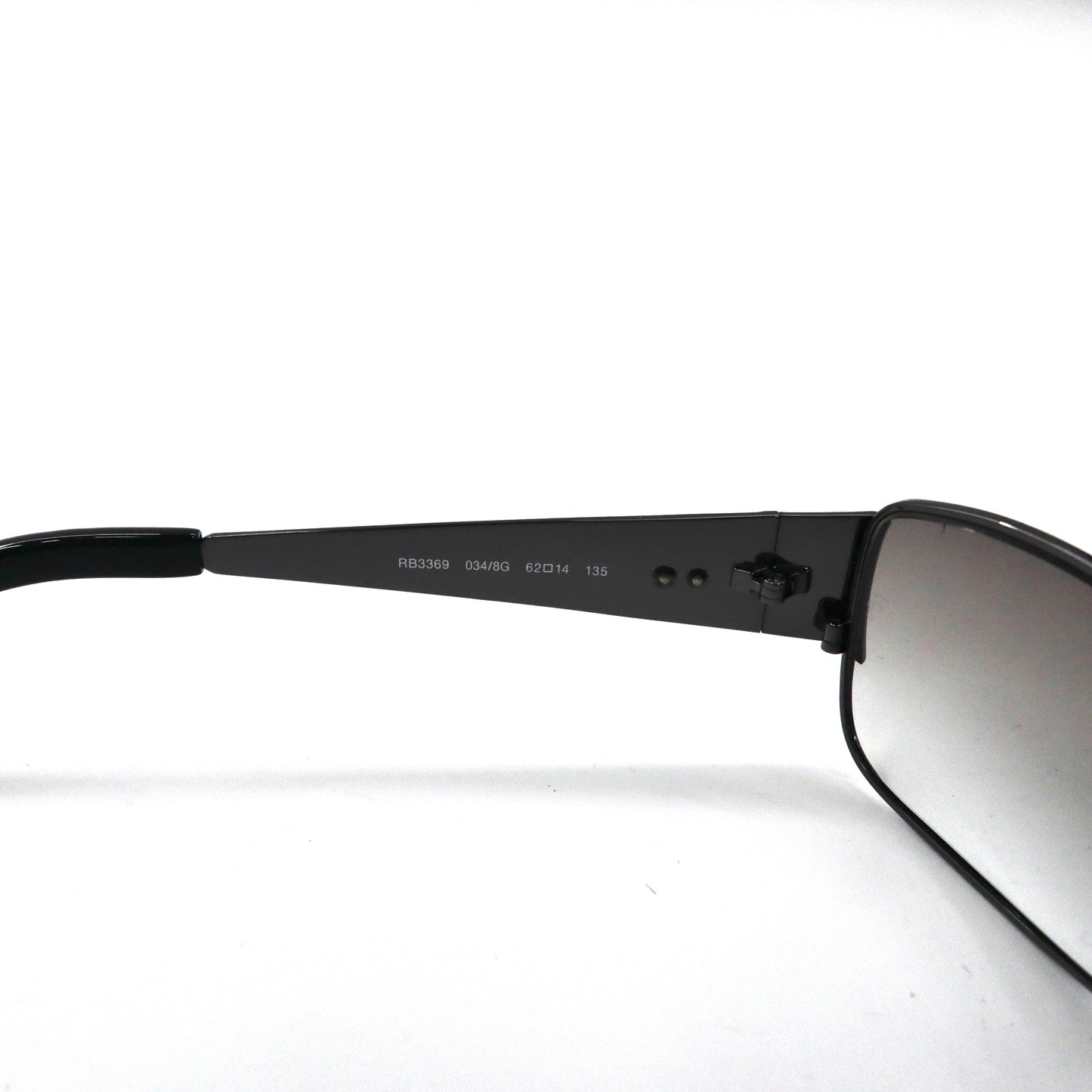 Ray-Ban サングラス ブラック ガンメタル RB3369 034/8G 62⬜︎14 135