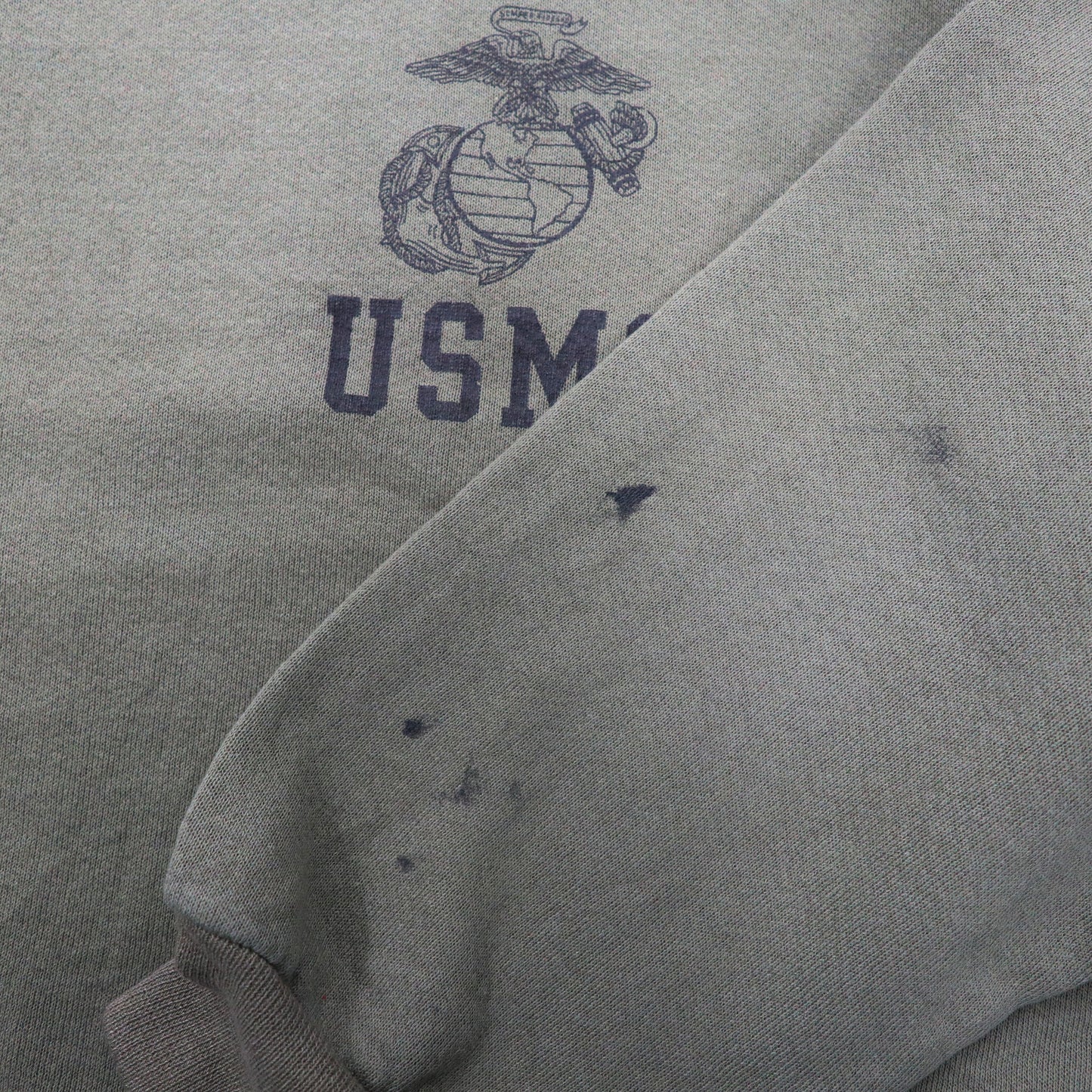 SOFFE ヘビーウエイト スウェット M カーキ コットン 裏起毛 USMC 米海兵隊 90年代 USA製