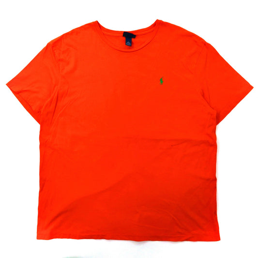 Polo by Ralph Lauren ビッグサイズTシャツ XL オレンジ コットン スモールポニー刺繍