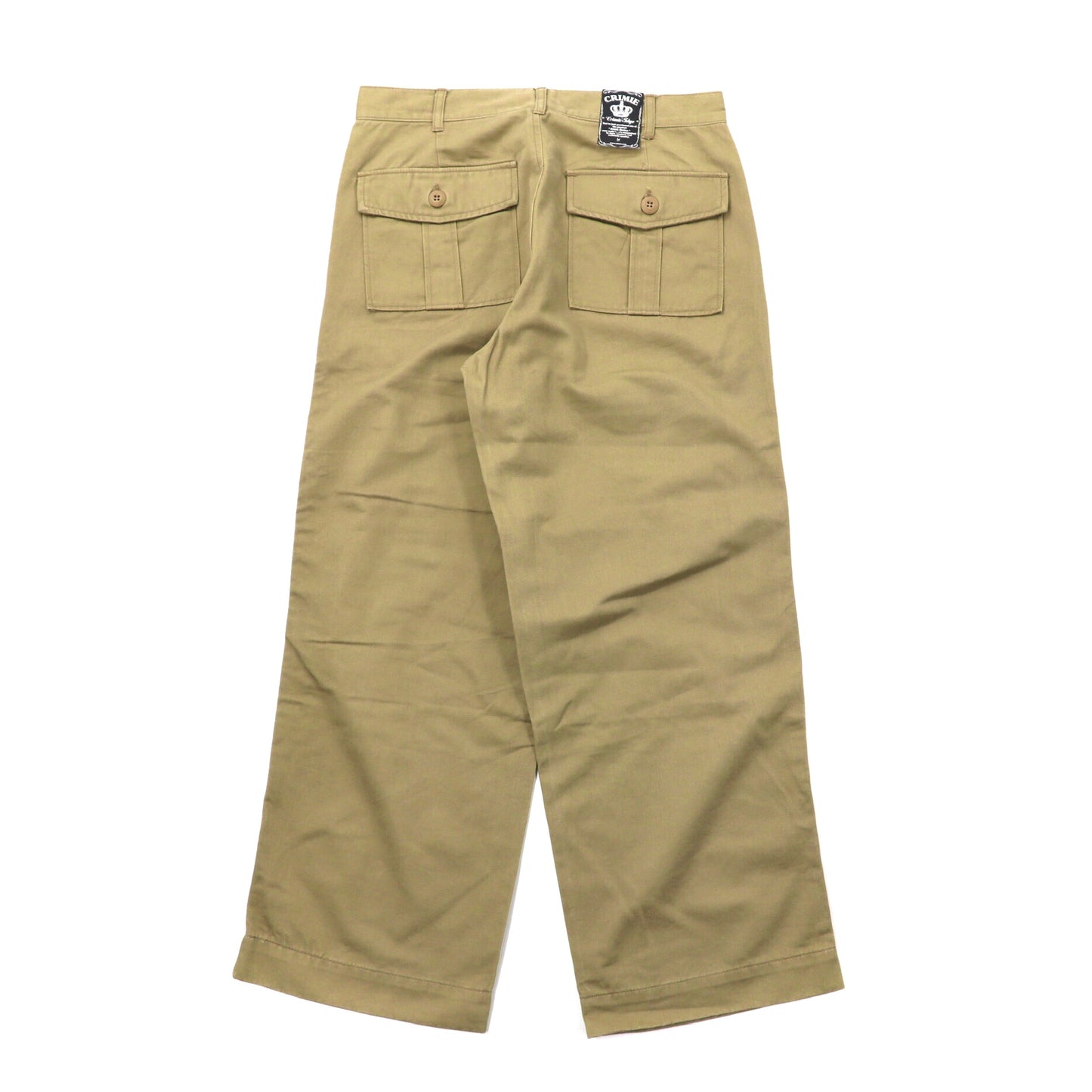 CRIMIE Wide Chino Work PANTS 32 Beige Cotton Japan MADE – 日本然リトテ