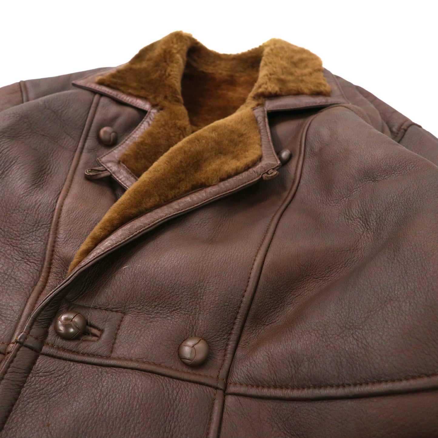 Mouton Double Ranch COAT XL Brown Sheep Leather – 日本然リトテ